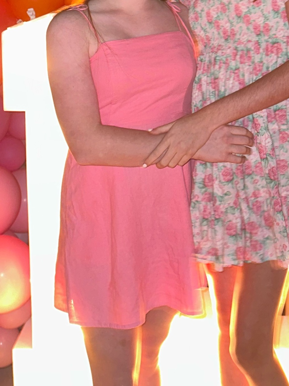Old Navy Pink Mini Sundress